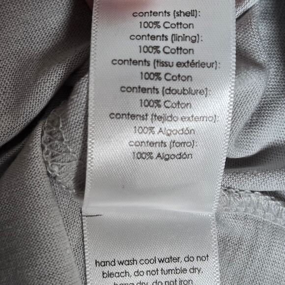 WeWoreWhat Light Grey Cotton Jersey Muscle Tee M NWT‎ - Picture 5 of 9